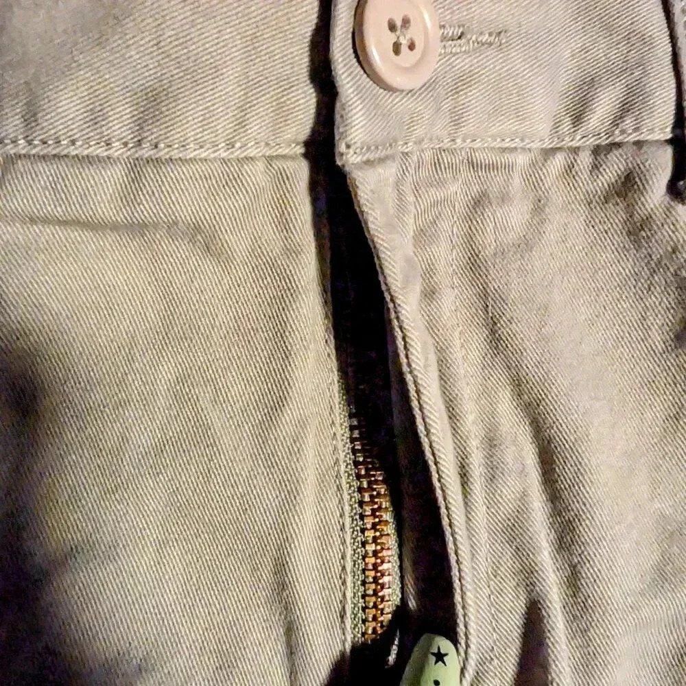J. Crew Driggs men's 34x34 khaki straight leg chino dress pants - Picture 3 of 5